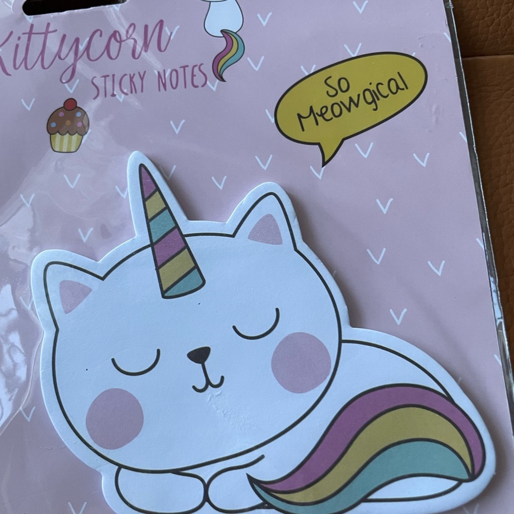 Kittycorn Sticky Notes (150) + Notebook (120 sheets) NWT - Picture 8 of 11